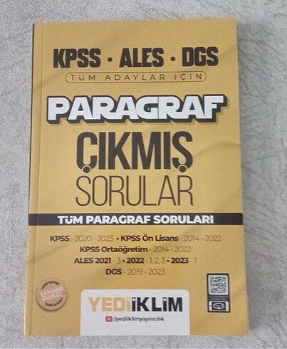 2024 kpss ales dgs paragraf çıkmış sorular