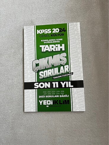2024 kpss LİSANS tarih çıkmış sorular