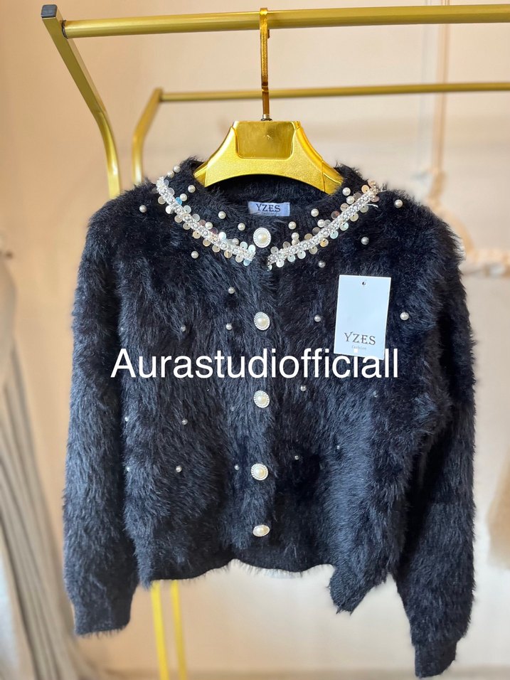 İthal Angora Hırka - Görsel 2