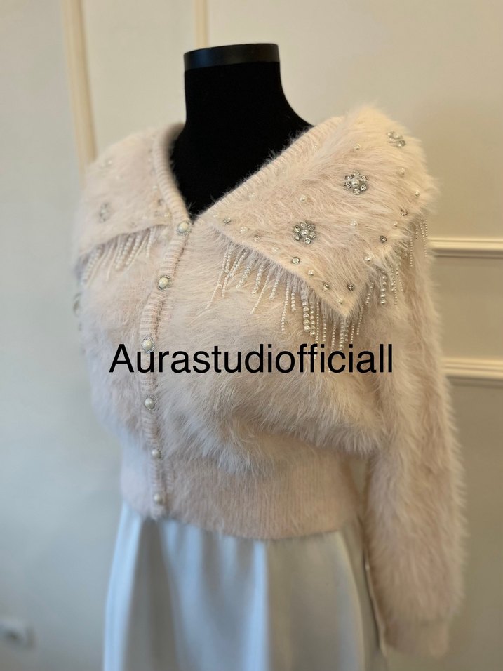 İthal Angora Hırka - Görsel 4