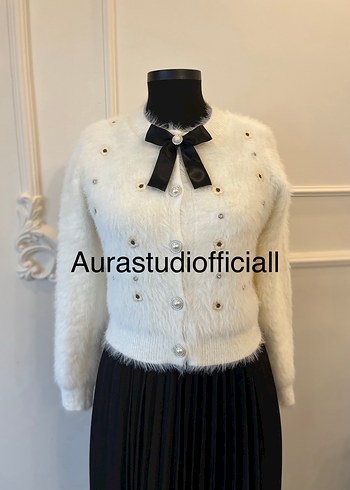 İthal Angora hırka - Görsel 2