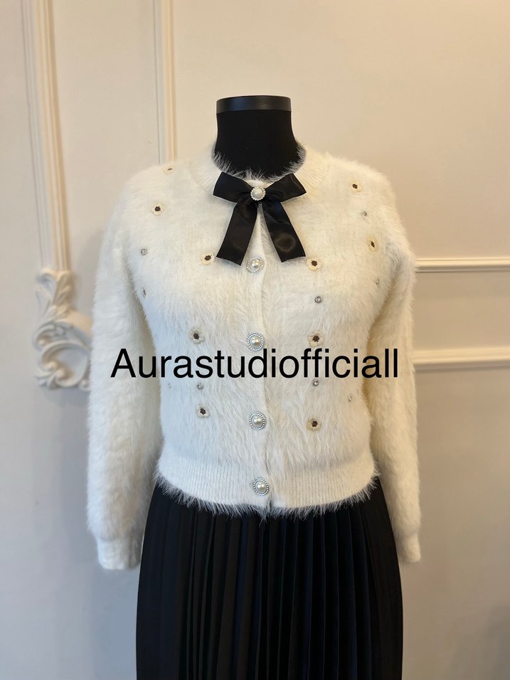 İthal Angora hırka - Görsel 2