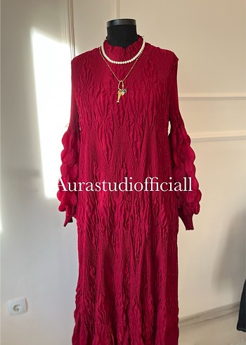 İthal Bürümcük Elbise - Görsel 2