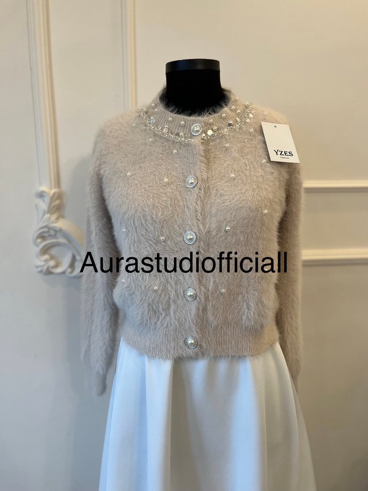 İthal Angora Hırka - Görsel 3