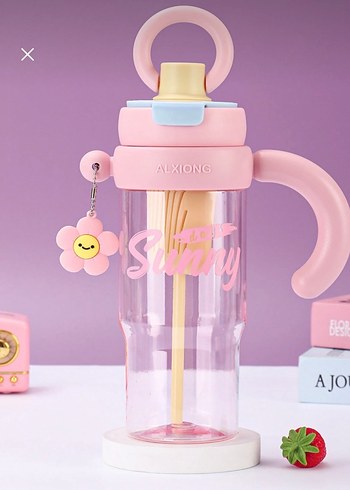 Detoks bölmeli su matarası - Görsel 4