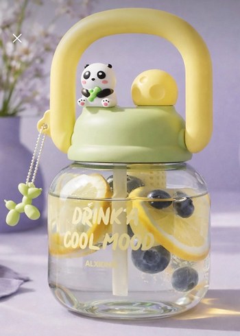 Detoks bölmeli su matarası - Görsel 6