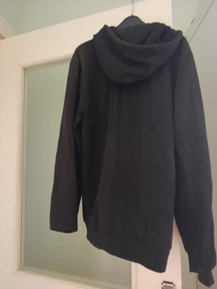 Siyah Fermuarlı Erkek Polar Sweatshirt - Görsel 2