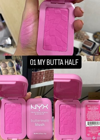 Nyx Buttermelt Allık 01 My Butta Half