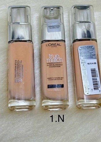 L'Oréal Paris True Match Sıvı Fondöten 1.N Beige