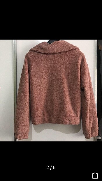 m Beden Stradivarius peluş mont