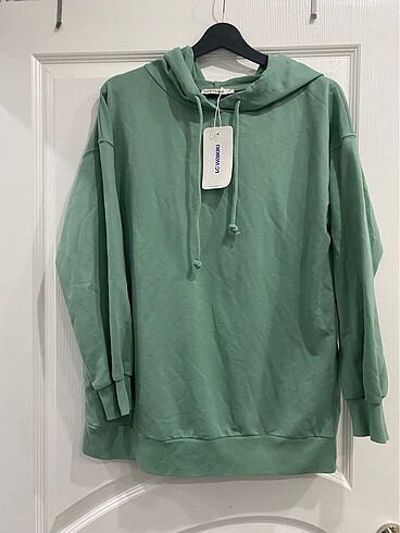 Mint yeşili Sweatshirt oversize kalıp