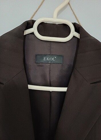 42 Beden kahverengi Renk Blazer ceket