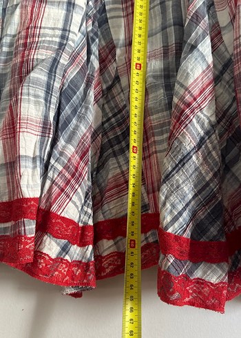 Kadın Çok Renkli Pilili Uzun Etek - Görsel 6