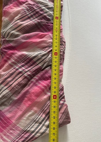 Pembe Gri Pilili Uzun Etek - Görsel 4