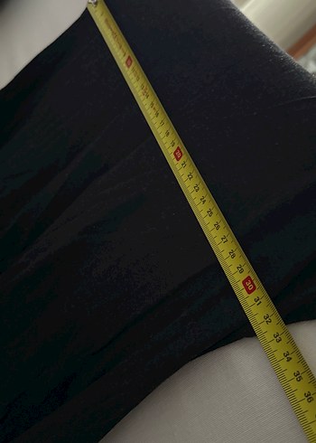 Siyah Uzun Kollu Yüksek Yakalı Triko Elbise - Görsel 5