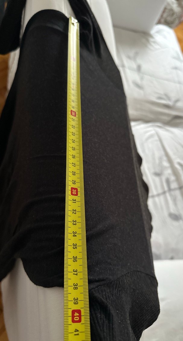 Siyah Uzun Kollu Yüksek Yakalı Triko Elbise - Görsel 4