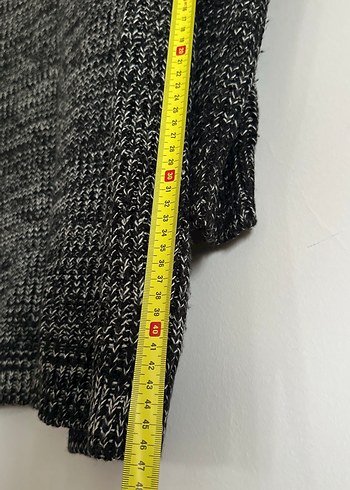 SiyahUzun Kollu Midi Hırka - Görsel 5