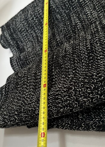 SiyahUzun Kollu Midi Hırka - Görsel 4