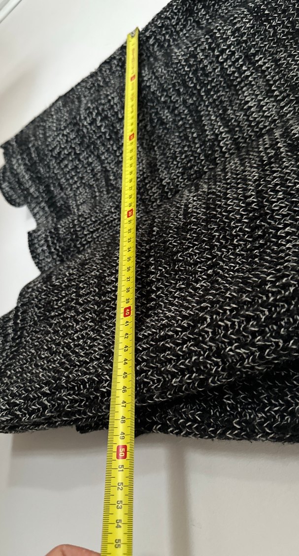 SiyahUzun Kollu Midi Hırka - Görsel 4