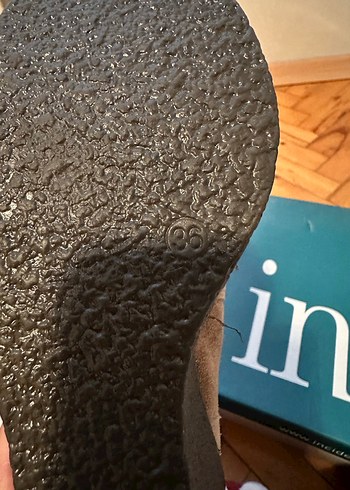 Bej Süet Kadın Dolgu Topuklu Bot - Görsel 6