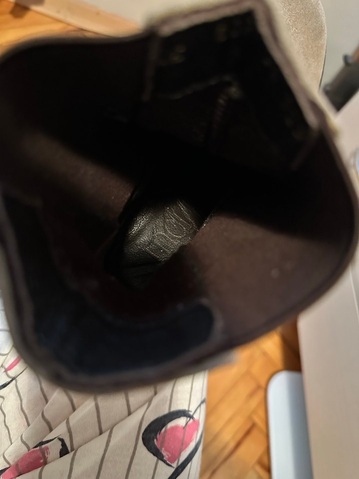 Bej Süet Kadın Dolgu Topuklu Bot - Görsel 5