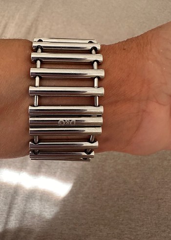 D&G Kadın Gri Metal Kordonlu Saat - Görsel 3