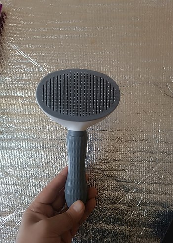 Gri Kedi Tüy Fırçası - Görsel 3