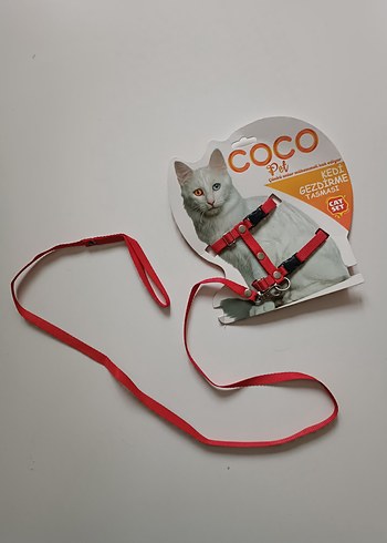 Renkli Kedi Gezdirme Tasması - Görsel 3