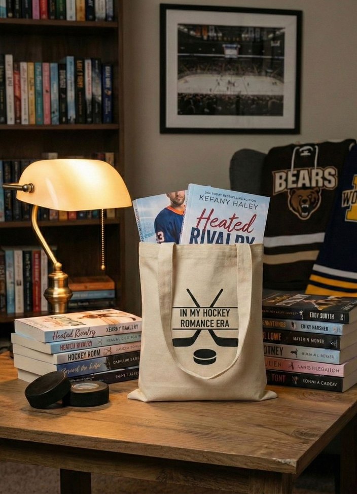 Tasarım Dizi Baskılı Kitap Taşıma Çantası - Görsel 4