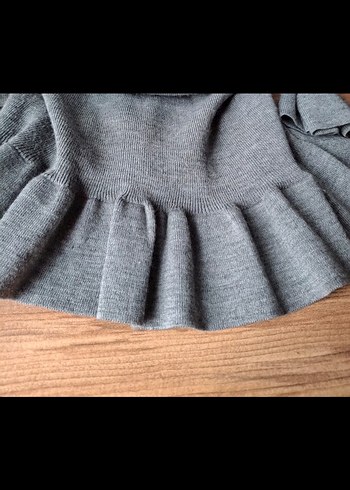 Gri Triko Kadın Elbise - Görsel 3