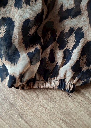 Leopar Desenli Bohem Elbise - Görsel 5