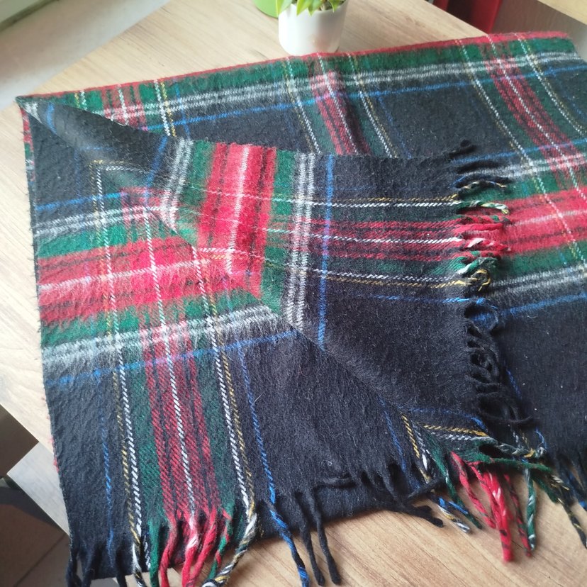 Çok Renkli Ekose Büyük Şal - Görsel 2