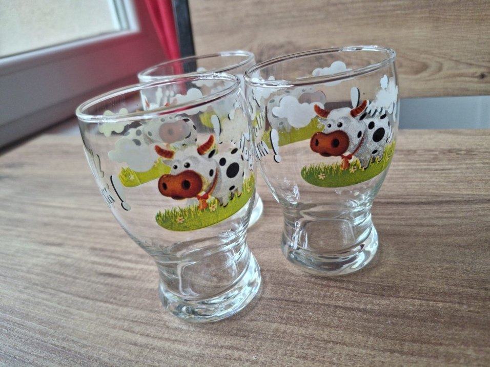 Sıfır İnek Desenli Süt Bardak Seti - Görsel 3