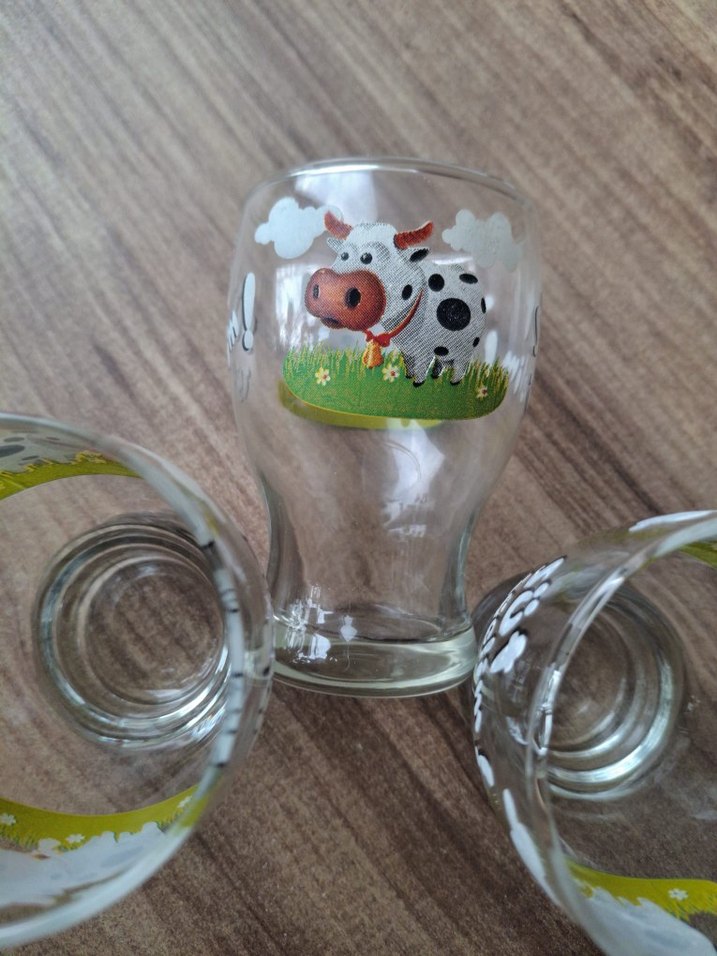 Sıfır İnek Desenli Süt Bardak Seti - Görsel 5