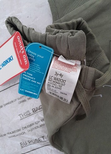 5 Yaş Beden Lc waikiki eşofman pijama 