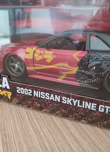  Beden Renk Jada 1/24 Nissan Skyline GT-R 34 GODZİLLA sıfır kapalı kutu 
