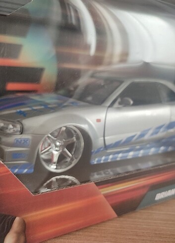 Jada 1/24 Nissan Skyline GT-R 34 sıfır kapalı kutu 
