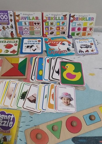 Diğer Çok Renkli Eğitici Magnet Puzzle Seti