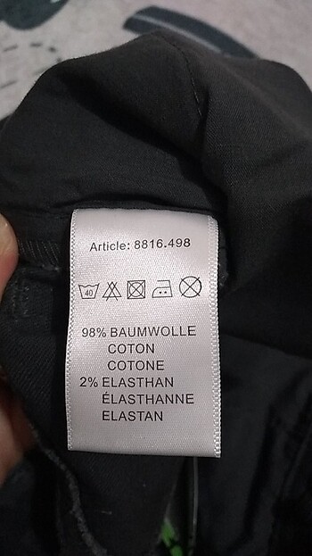 6 Yaş Beden gri Renk Kot pantolon