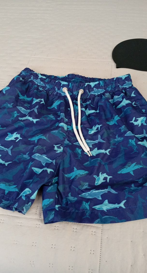Siyah can yelegı  Mavi Desenli Şort bbone denız sorunsuz - Görsel 4