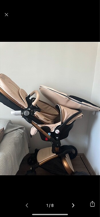 Huggy egg travel bebek arabası