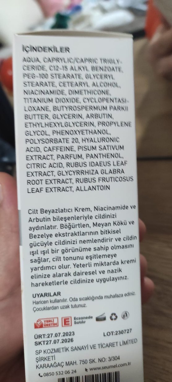 Seumel Cilt Beyazlatıcı El Kremi 200 ml - Görsel 3