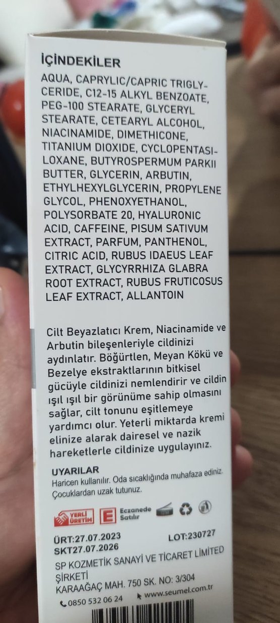 Seumel Cilt Beyazlatıcı El Kremi 200 ml - Görsel 2