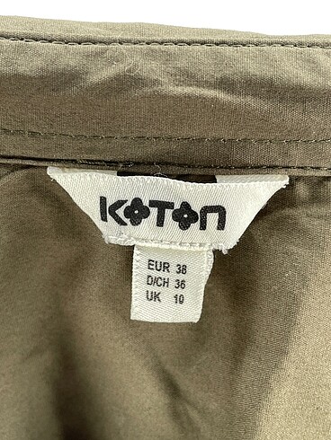 38 Beden haki Renk Koton Gömlek %70 İndirimli.