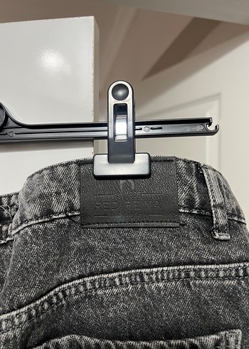 xl Beden Gri Midi Denim Kadın Etek