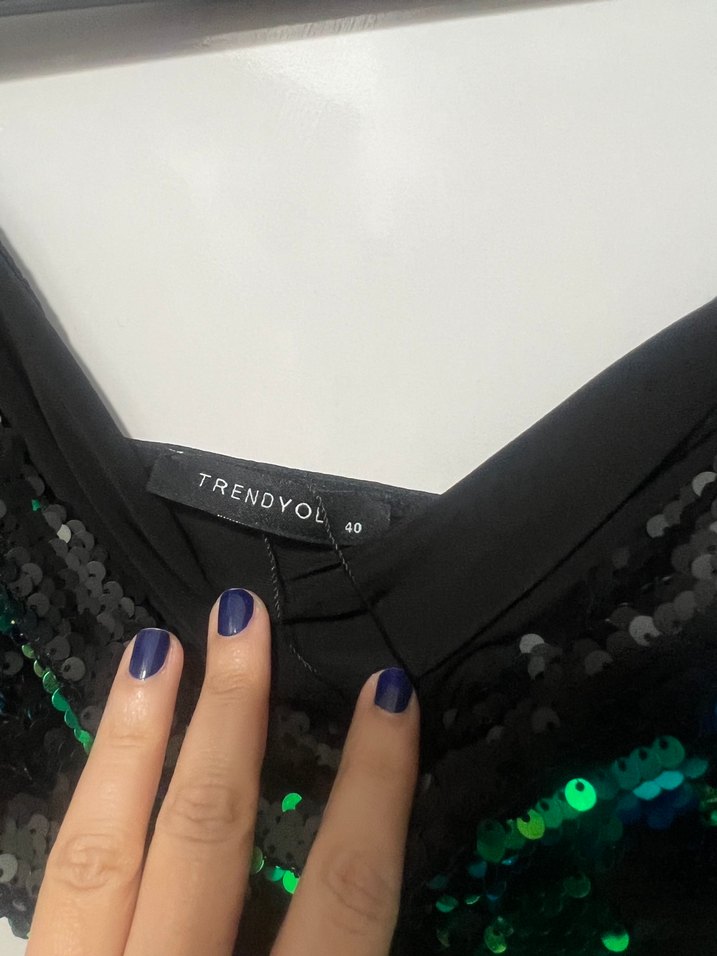 Kadın Mini Payetli Strappy Bustiyer - Görsel 3