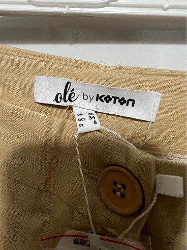 36 Beden camel Renk Koton pantolon