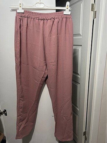 xl Beden pembe Renk Şık pantolon