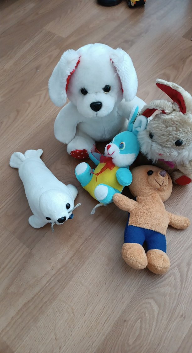 Renkli ve Yumuşak Peluş Oyuncak Seti - Görsel 2