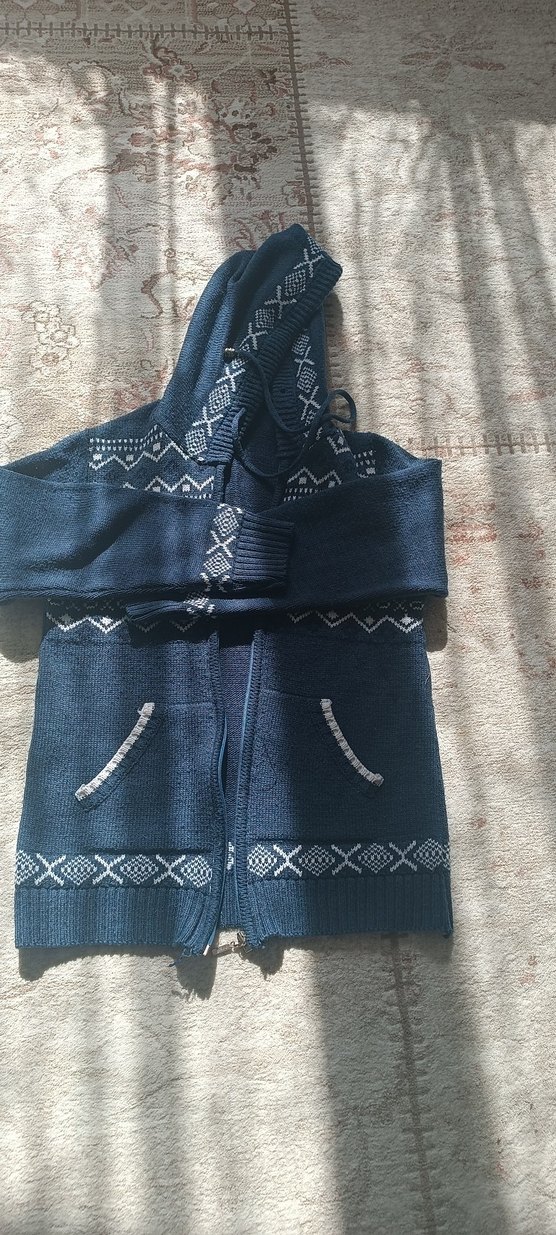 lacivert Triko erkek çocuk Hırkası - Görsel 2